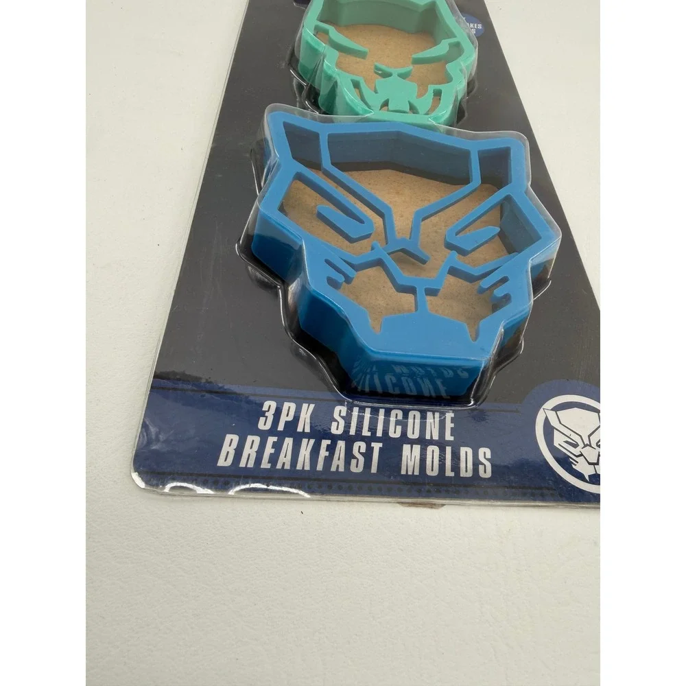 Marvel Black Panther Breakfast Molds 3PK Silicone Wakanda